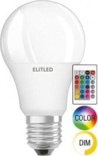 ELİTLED Led Ampul - 9w Rgb - Uzaktan Kumandalı Led Ampul