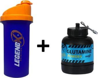 Legend-X Nutrıtıon Shaker+Toz Saklama Hunisi (Glutamine Powder)