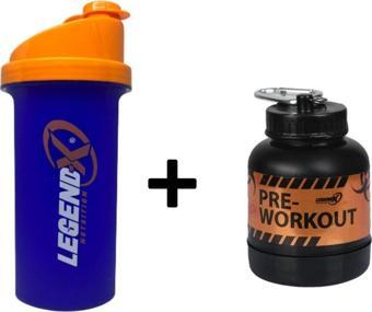 Legend-X Nutrıtıon Shaker+Toz Saklama Hunisi (Pre Workout)