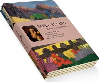 Paul Gauguin 4'lü Defter Seti - Technique And Style Series - Çizgisiz - 64 Sayfa - 10,5x14cm