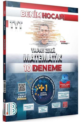 Benim Hocam Yayınları Benim Hocam 2024 TYT Yapay Zekâ Matematik 10 Deneme - Benim Hocam Yayınları