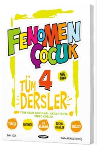 Fenomen Yayıncılık Fenomen Çocuk 4. Sınıf Tüm Dersler Yeni Nesil Soru Bankası - Fenomen Yayıncılık