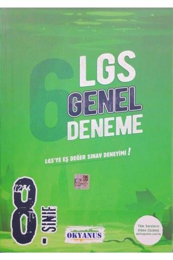 Okyanus Yayıncılık 8.sınıf Lgs 6lı Genel Deneme - Okyanus Yayıncılık