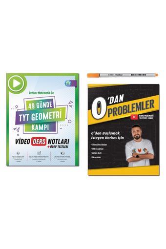 Rehber Matematik 49 Günde Tyt Geometri Kampı Video Ders Notları - 0 dan Problemler Set 2 Kitap 2024 Tayfa - Rehber Matematik