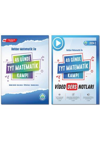 Rehber Matematik 49 Günde TYT Matematik Kampı ve 49 Günde TYT Matematik Video Ders Notları 2 Kitap Set - Rehber Matematik