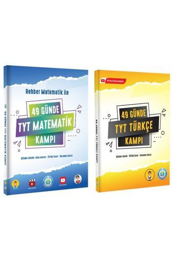 Rehber Matematik 49 Günde Tyt Rehber Matematik Kampı & 49 Günde Tyt Türkçe Kampı 2'li Set - Rehber Matematik