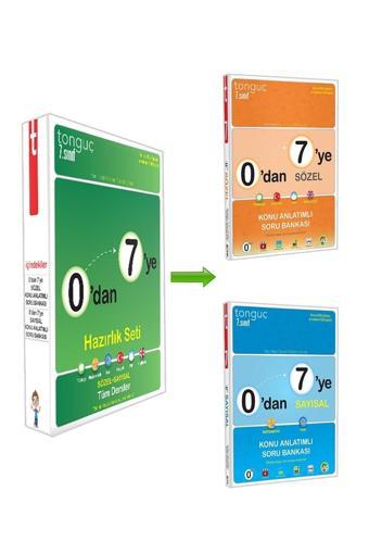 Tonguç Akademi 7. Sınıf 0'dan 7'ye Sayısal + 0'dan 7'ye Sözel Set Yeni - Tonguç Akademi