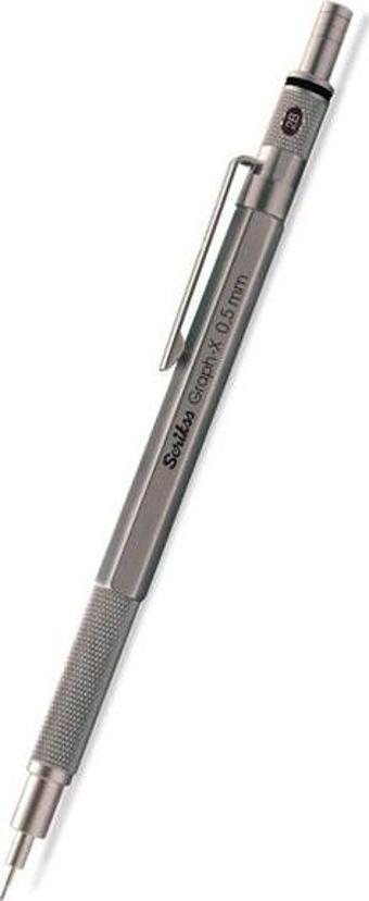 Scrikss Oficce Graph-X Metal Versatil 05 mm Kurşun Gri