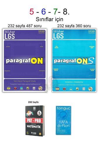 Tonguç Akademi ParagrafON ParagrafONS - 5. 6. 7. 8. Sınıf ve LGS için - Tonguç Akademi