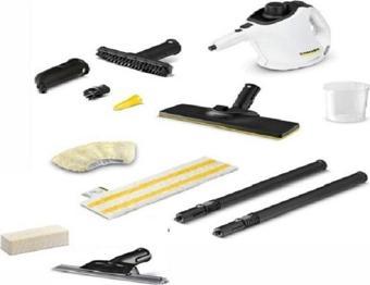 KARCHER SC 1 EASYFİX BUHARLI TEMİZLİK MAKİNESİ + CAM TEMİZLEME APARATI ILAVE NOZÜL + ILAVE TEK KULLANIMLIK BEZ