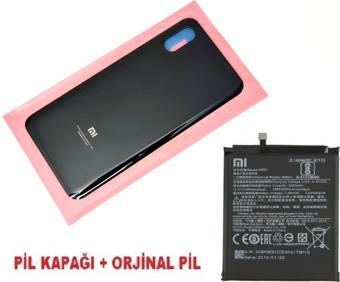 Tkgz Xiaomi Mi 8 Pro Arka Pil Batarya Kapak + PİL (CAM) SİYAH