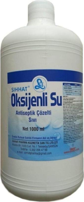 SIHHAT OKSİJENLİ SU 1000 ML