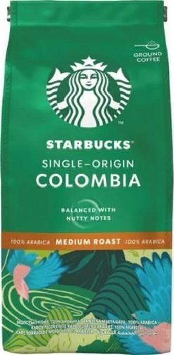 Starbucks Colombia Öğütülmüş Kahve 200G