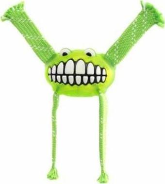 Rogz Toyz Grinz Flossy Gülen Surat Diş Bakım Köpek Oyuncağı Yeşil Small 16.5 Cm