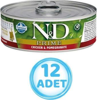 N&D Tavuklu Ve Narlı Yavru Kedi Konservesi 70 Gr ( 12 Adet )