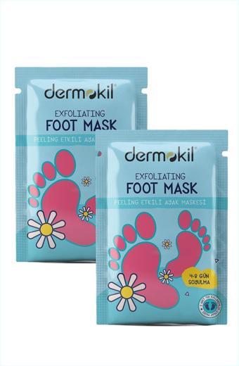 Dermokil Peeling Etkili ( Soyulabilir ) Ayak Maskesi 30 Ml 2 ' Li Set