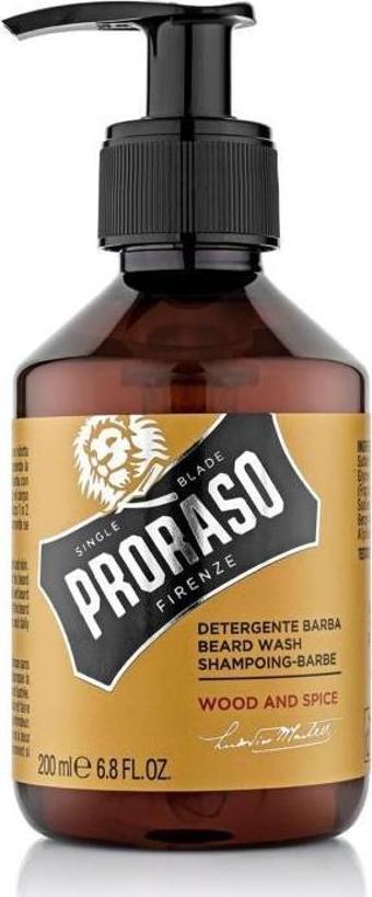 Proraso Beard Wash Shampoing Wood And Spice 200 ml Sakal Şampuanı