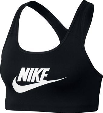 Nike Swoosh Futura Bra 899370-010 Kadın Siyah Sporcu Sütyeni