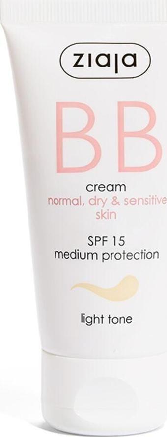 Ziaja Bb Krem Normal, Kuru Ve Hassas Ciltler Için Spf15 Doğal Ton 50 Ml.