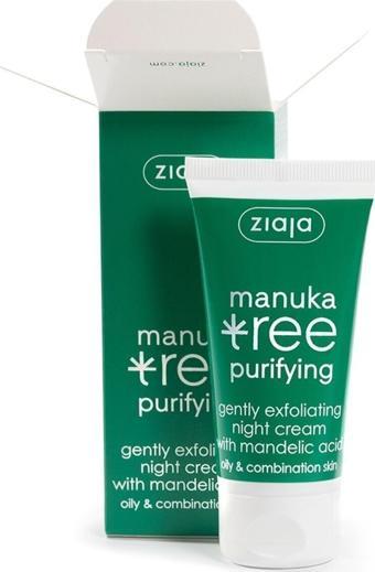 Ziaja Manuka %3 Mandelik Asitli Mikro-Peeling Etkili Aydınlatıcı Gece Kremi 50 Ml