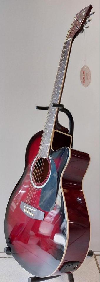 Masterwork Usb Girişli Ekolayzırlı Elektro Akustik Gitar(BORDO)