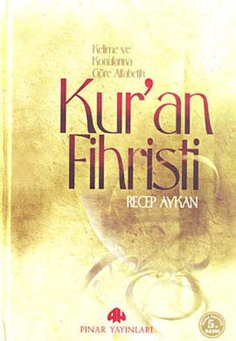 Kur'an Fihristi - Pınar Yayıncılık