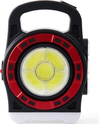 Panther Pt-6678 Solar Usb Şarjlı Powerbank Özellikli El Feneri - Işıldak