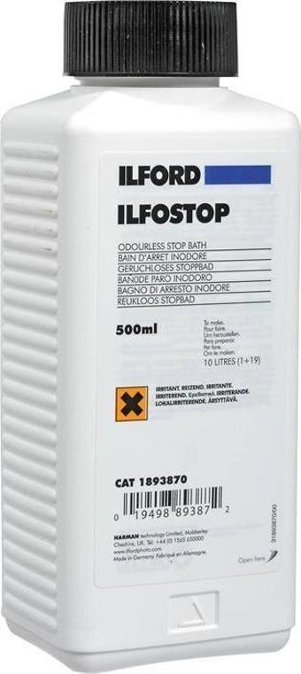 Ilford Ilfostop Stop Bath Siyah Beyaz Film/Kart Durdurma Banyosu (500ml)