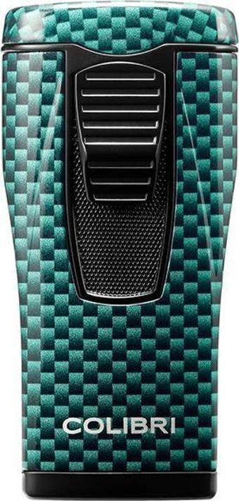 Colibri Monaco 3 Torch Pürmüz Karbonfiber Yeşil Puro Çakmağı