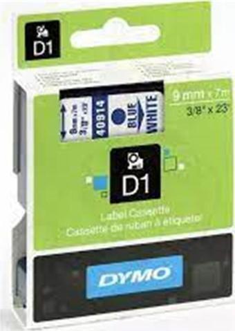 DYMO S0720690 D1 Yedek Şerit 9 mmx7mt Beyaz-Mavi 40914