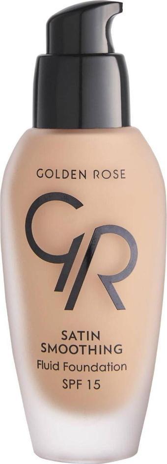 Golden Rose Likit Fondöten - Satin Smoothing Fluid Foundation Spf 15 No: 28 34 ml 8691190114282