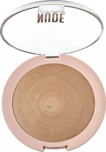 Golden Rose Terracotta Işıltılı Pudra - Nude Look Sheer Baked Powder Nude Glow 8691190967192