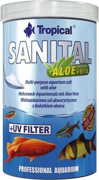 Tropical Sanital +Alovera 1000ml 1,2 kg Akvaryum Tuzu