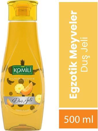 Komili Egzotik Meyveler Vegan Duş Jeli - Egzotik Meyve Kokulu - 500 ml