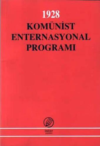 Komünist Enternasyonal Programı - İnter Yayınevi