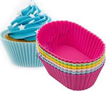 SİLİKON OVAL MUFFIN CUP 6'LI SET