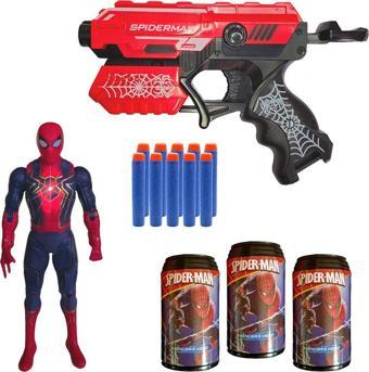 Prestij BVM Oyuncak Hedefli Soft Mermili Spiderman Figürlü Dart Atan FAB.9520