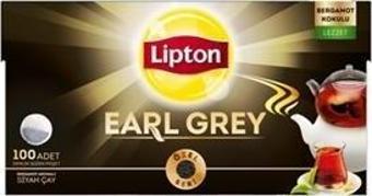 Lipton Earl Grey Demlik Poşet Çay Bergamotlu 3.2 g x 100 Adet x 6 Paket