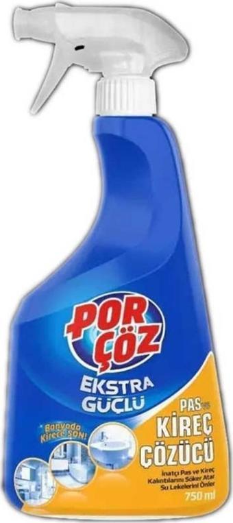 Porçöz Pas ve Kireç Çözücü 750 ml. Sprey (12'li)