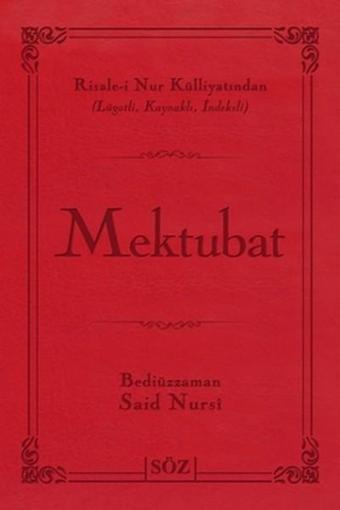 Mektubat (Büyük Boy - İki Renk) - Bediüzzaman Said-i Nursi - Söz Basım Yayın