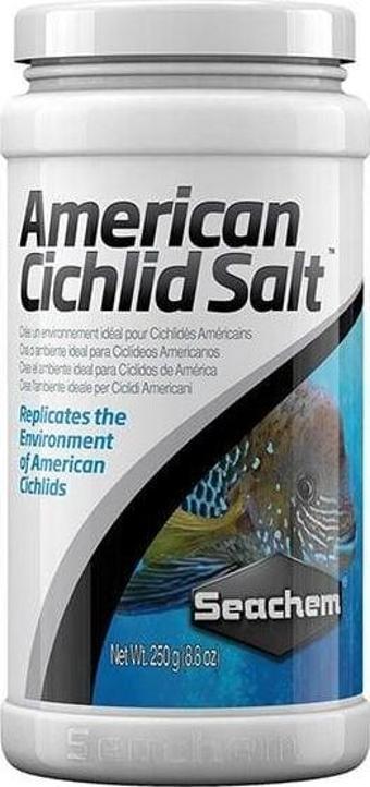 Seachem American Cichlid Salt Akvaryum Tuzu 250 Gr