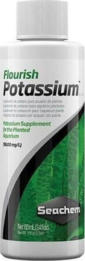 Seachem Flourish Potassium Akvaryum Bitkileri için Potasyum Takviyesi 100 Ml