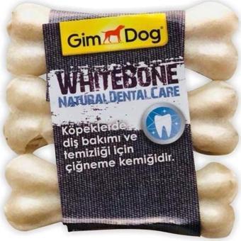 Gimdog Mordimi Ağız ve Diş Sağlığı için Sütlü Köpek Çiğneme Kemiği 3 Adet 60 Gr