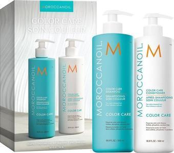 Moroccanoil Duo Color Care Kit Color Care Şampuan 500ML ve Saç Kremi 500ML 2li Set