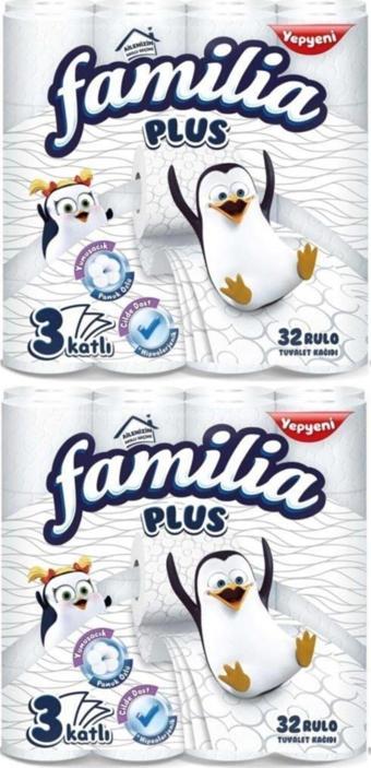 Familia Plus Tuvalet Kağıdı 3 Katlı 64 Lü Paket (2pk*32)