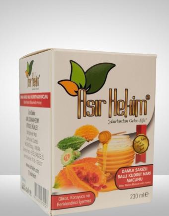 Asır Hekim Bitkisel Ürünler Doğal Damla Sakızlı Ballı Kudret Narı Macunu 230 Gr