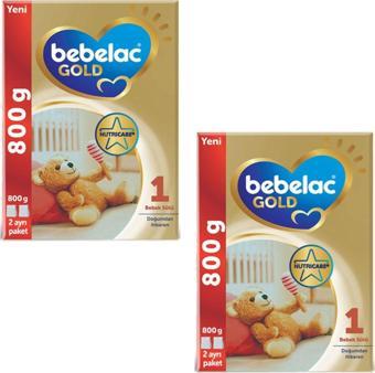 Bebelac Gold 1 Bebek Sütü 800 Gr 2 Adet