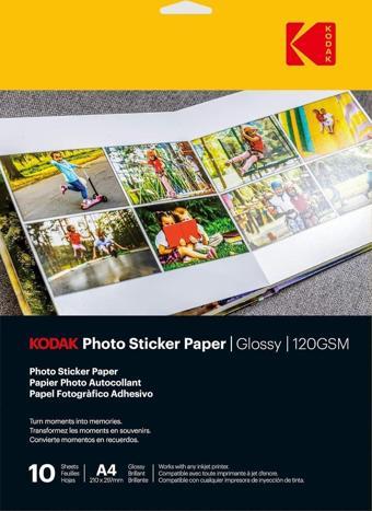 Kodak 120 Gram Sticker Kağıdı - A4*10 - CAT9891-338