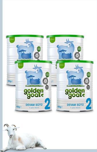 Golden Goat Keçi Devam Sütü 2 Numara 400 Gr 4'lü Paket