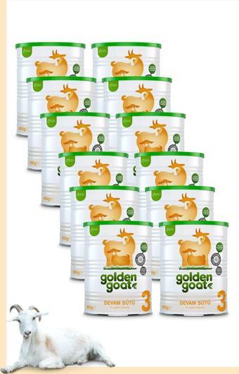 Golden Goat Keçi Devam Sütü 3 Numara 400 Gr 12'li Paket